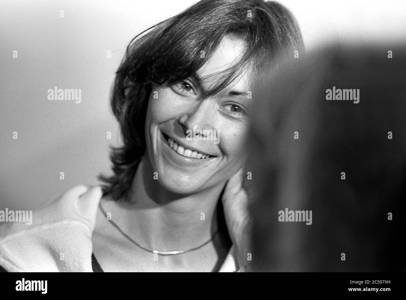 L'attrice Kate Jackson degli Angeli di Charlie all'allenamento di Jane fonda a Beverly Hills, CA, 1980 Foto Stock