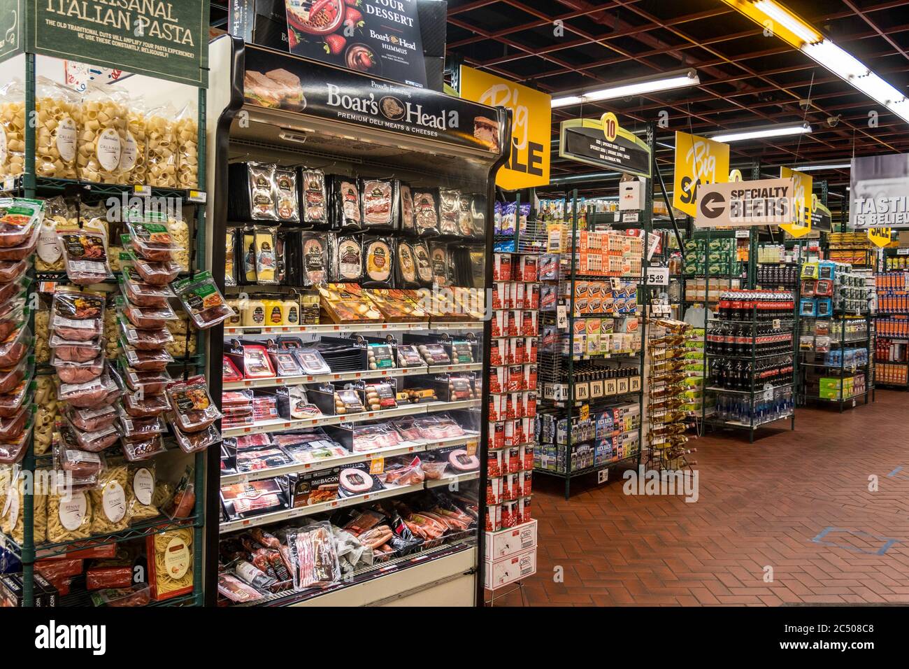 Fairway Super mercato, New York City, Stati Uniti d'America Foto Stock
