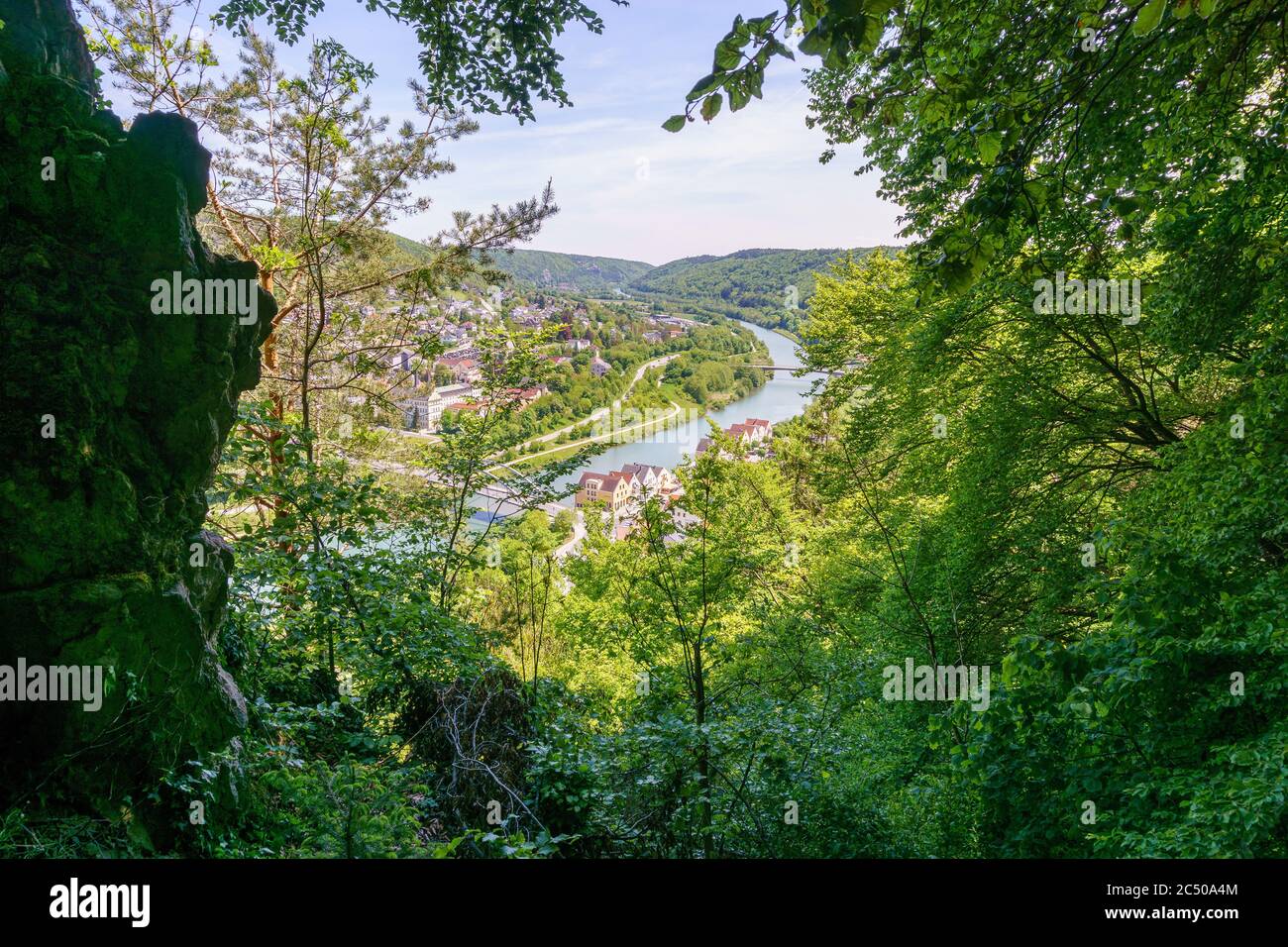 Escursione a Riedenburg Upper Palatinato Bavaria Germania Foto Stock