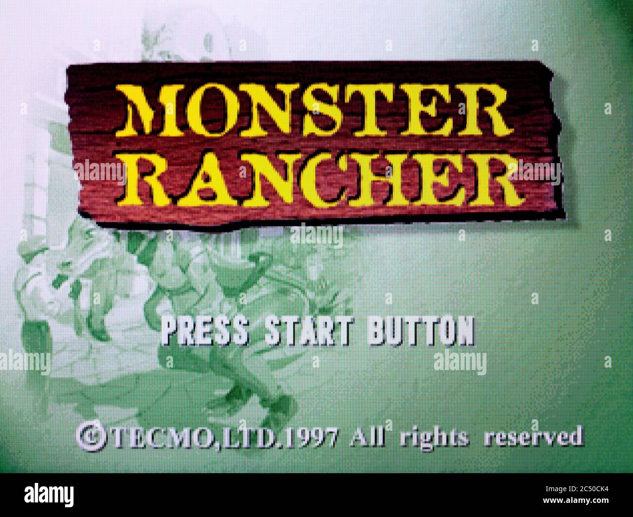 Monster Rancher - Sony PlayStation 1 PSX - solo per uso editoriale Foto Stock