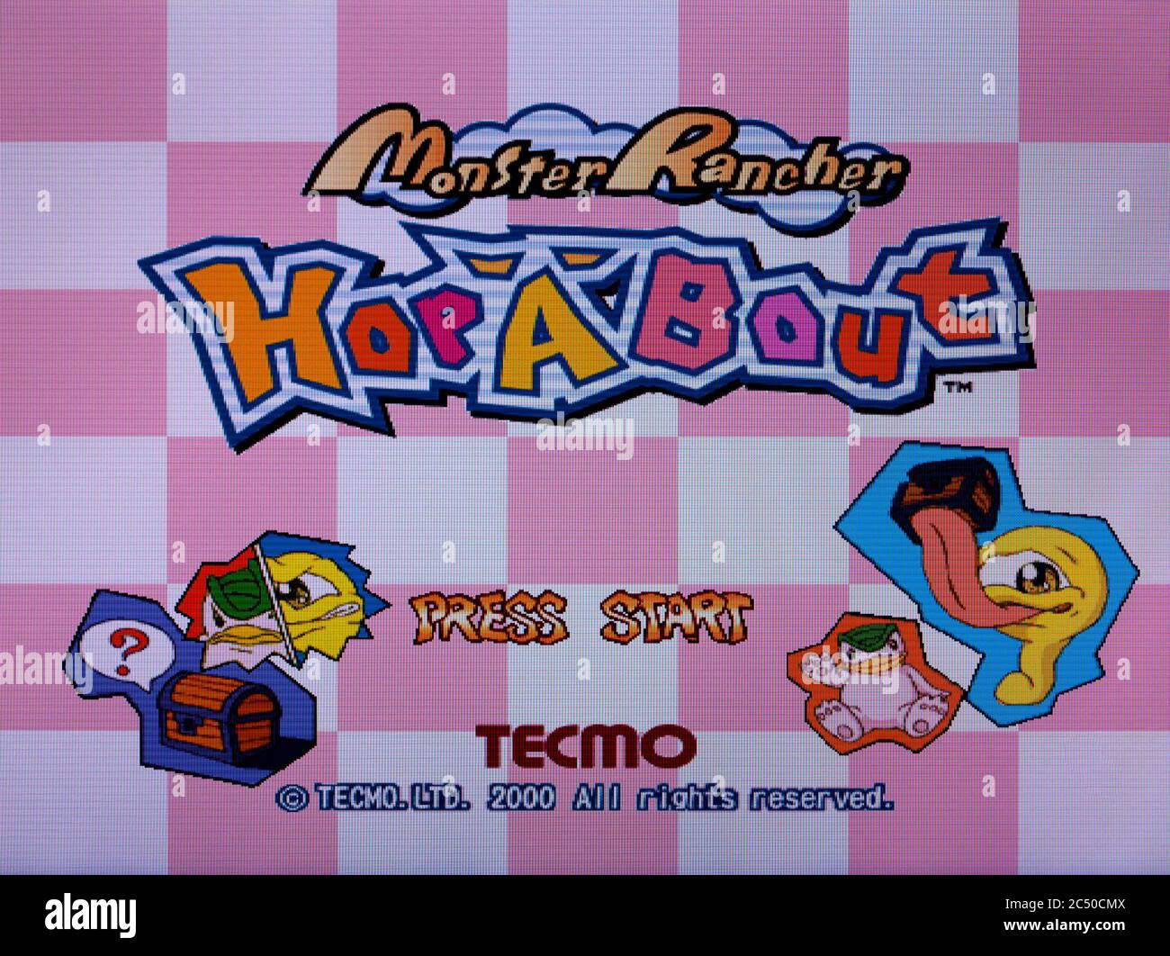 Monster Rancher Hop A Bout - Sony PlayStation 1 PSX - solo per uso editoriale Foto Stock