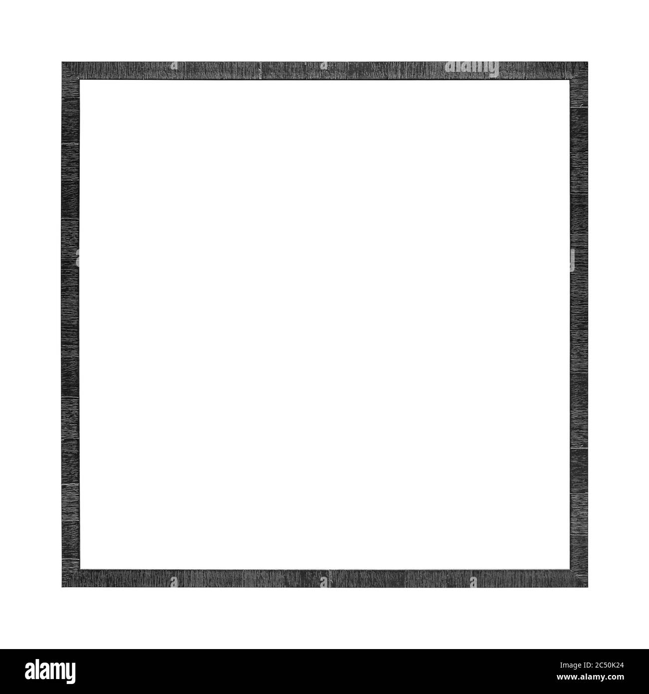 Struttura in stile antico. Cornice fotografica vintage isolata su sfondo bianco. Foto Stock