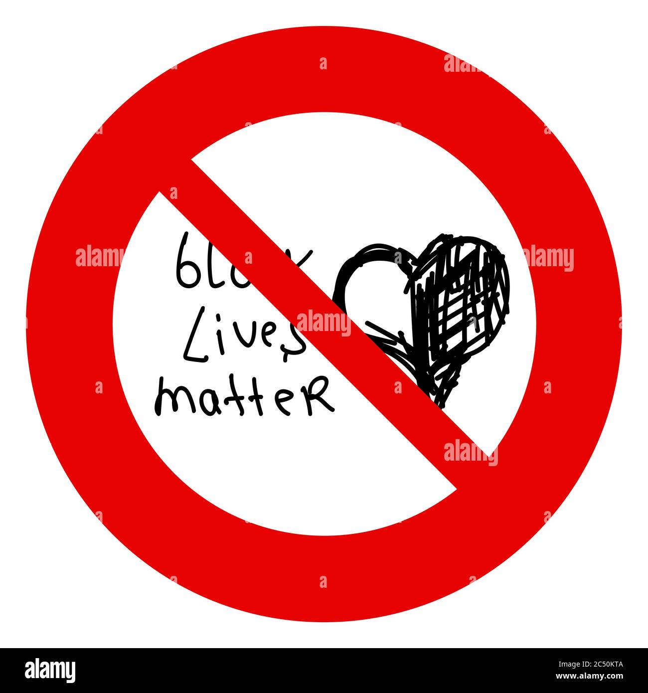 Lo slogan della materia delle vite nere. Cuori disegnati a mano. Bandiera di tolleranza e di uguaglianza razziale e di antirazzismo. Tutte le vite contano. Modello di social media. Foto Stock