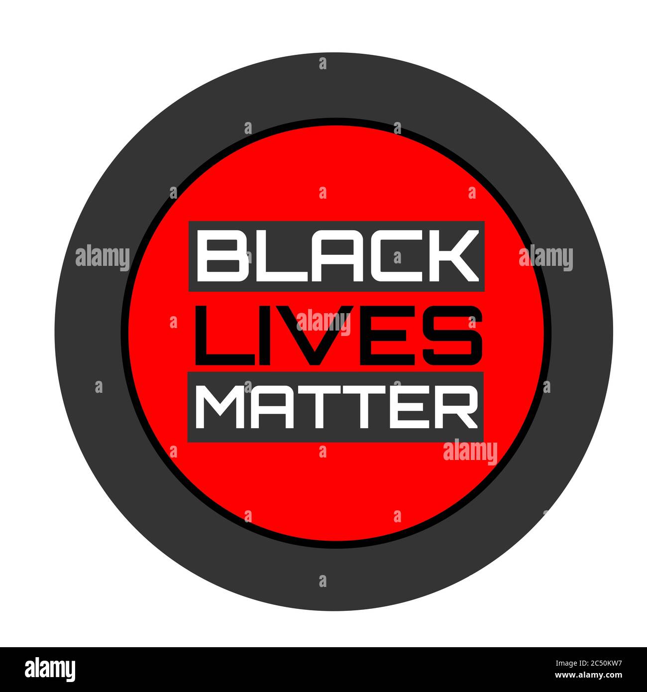 Le vite nere contano, non posso respirare. Banner di protesta sul diritto umano dei neri negli Stati Uniti. Le vite nere contano. America. Foto Stock