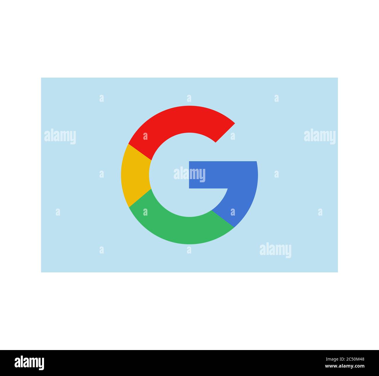 Logo Google. Google è il più grande motore di ricerca Internet, di proprietà di USA Google Inc . Kharkiv, Ucraina - 15 giugno 2020 Foto Stock