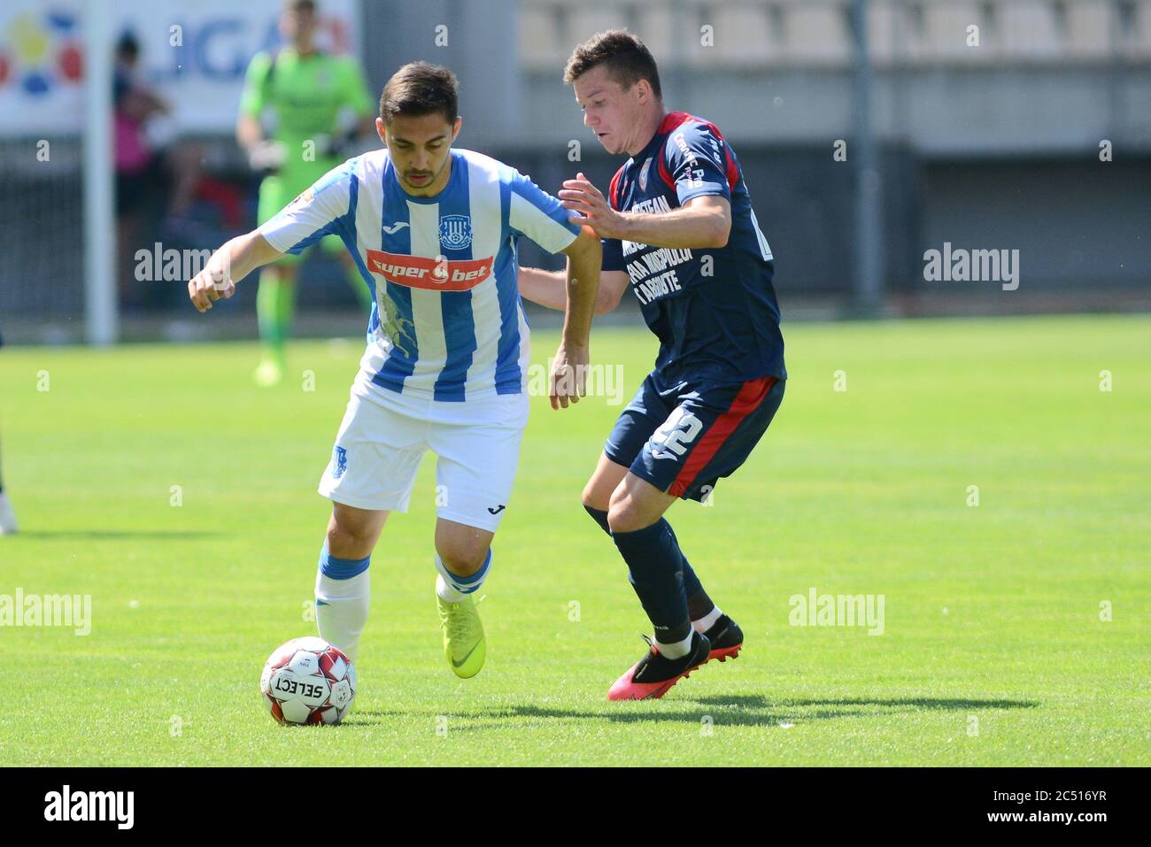 Chindia Targoviste vs CSMS Iasi Liga 1 Betano , Stadio Ilie Oana, Ploiesti  , Romania Foto stock - Alamy