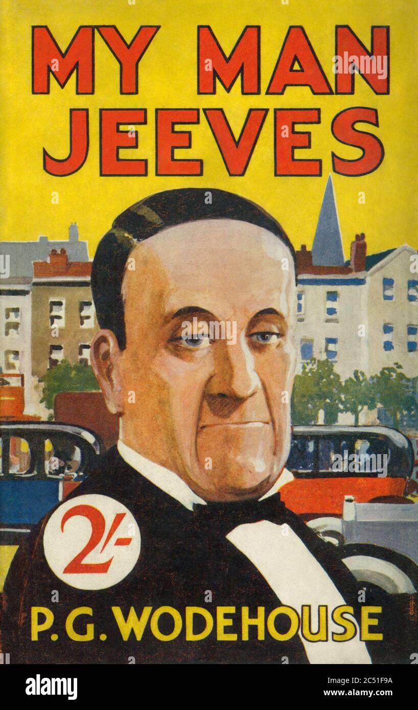 MY MAN JEEVES 1920 prima edizione copertina del romanzo di P.G. Woehouse Foto Stock