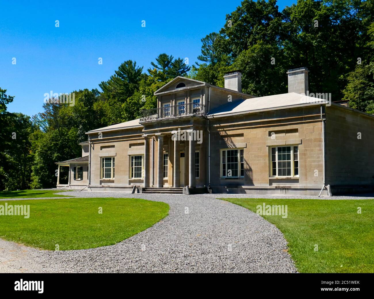 Hyde Hall, Glimmerglass state Park, New York, Stati Uniti Foto Stock