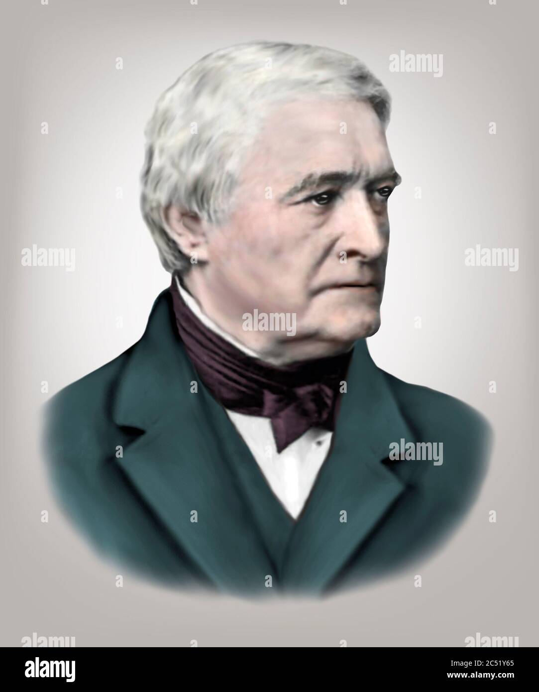 Claude Gervais Mathias Pouillet 1790-1868 fisico francese Foto Stock