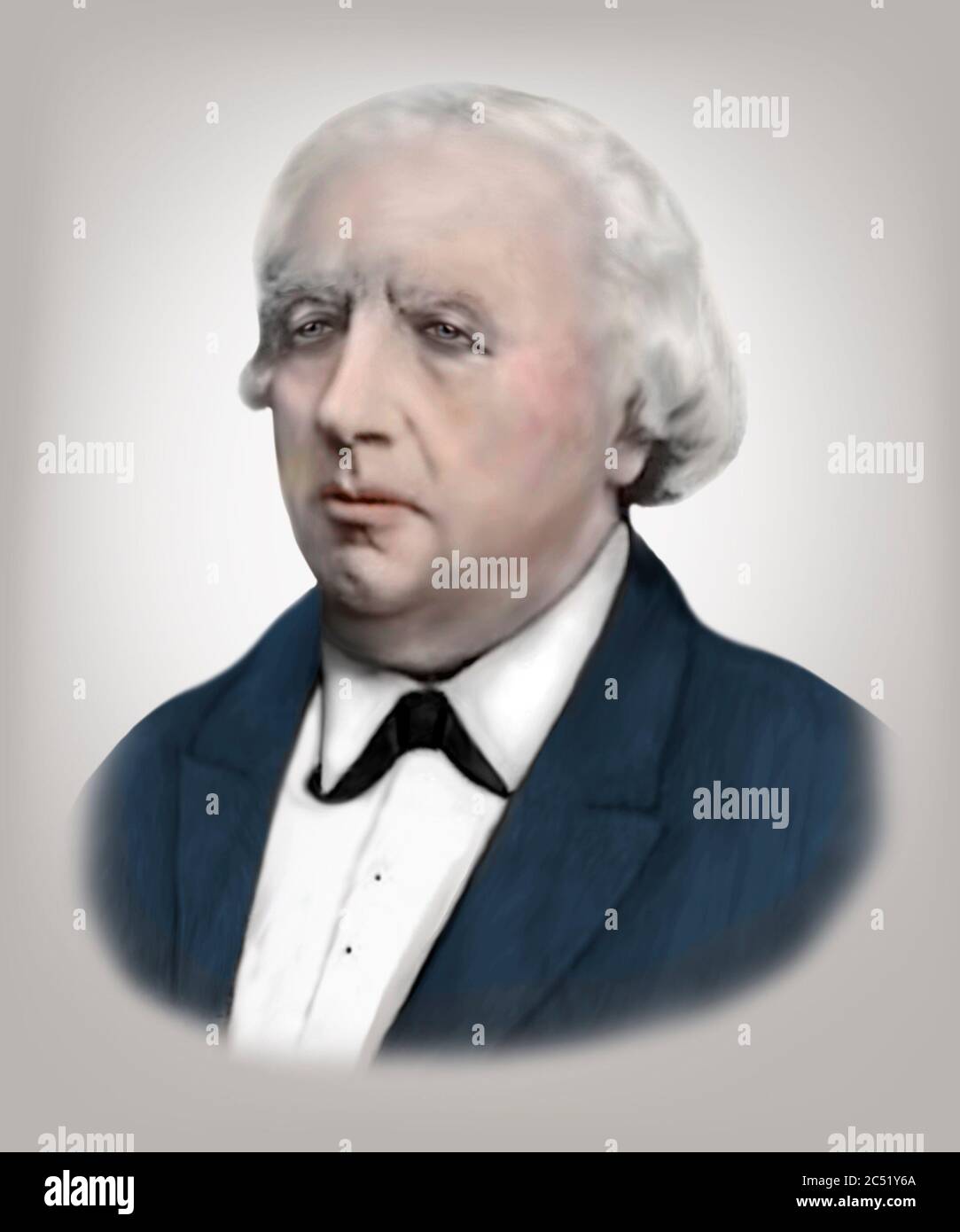 Karl Theodor Weierstrass 1815-1897 matematico tedesco Foto Stock