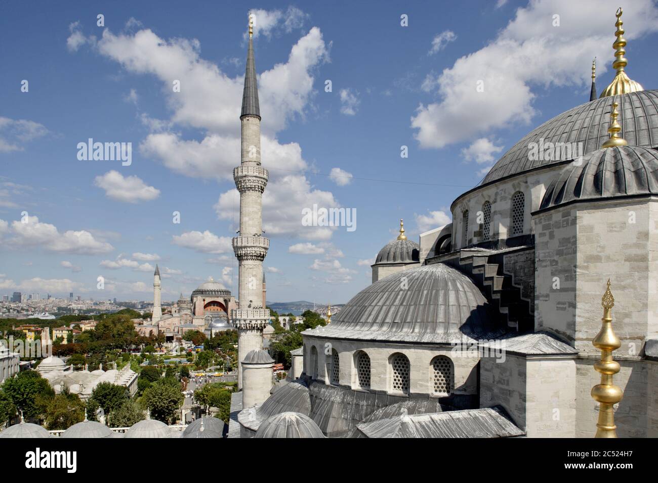 Istanbul: Moschea Sultano Ahmed / Moschea Blu Foto Stock