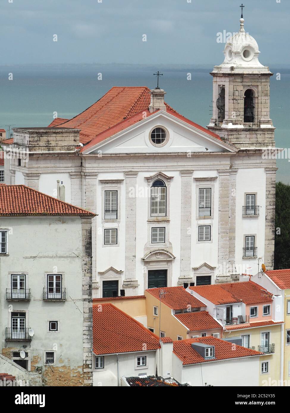 Chiesa di Santo Stefano, Igreja de Santo Estêvão, Lisbona, Lisboa, Lissabon, Lisszabon, Portogallo, Europa Foto Stock