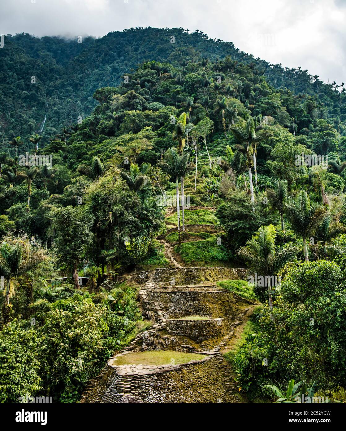 La città perduta o Ciudad Perdida di Columbia, Sud America Foto Stock