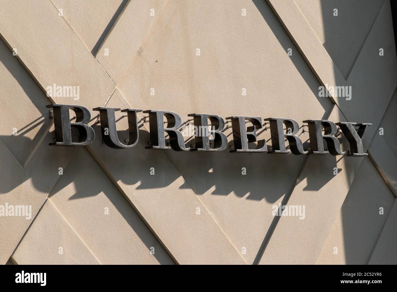 Burberry Storefront nel centro commerciale DC CityCenter. Foto Stock