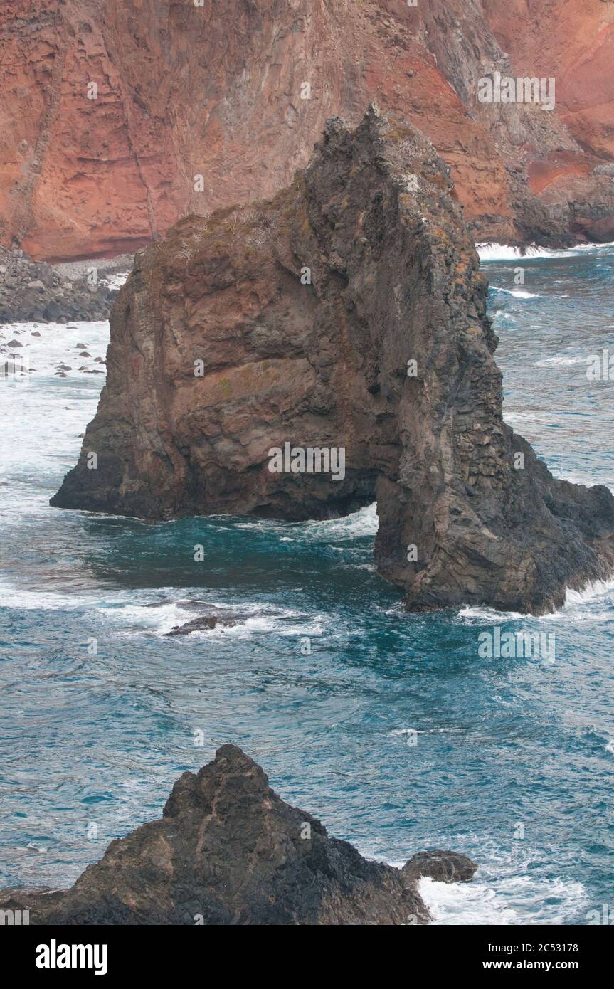 Cap Sao Laurenço Madeira-Funchal-Portogallo Foto Stock