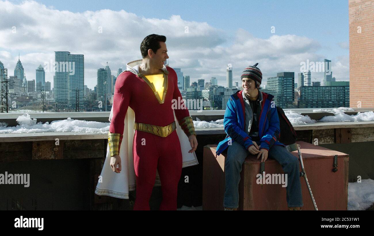 SHAZAM! (2019) ZACHARY LEVI JACK DYLAN GRAZER DAVID F SANDBERG (DIR) WARNER BROS/MOVISTORE COLLECTION LTD Foto Stock