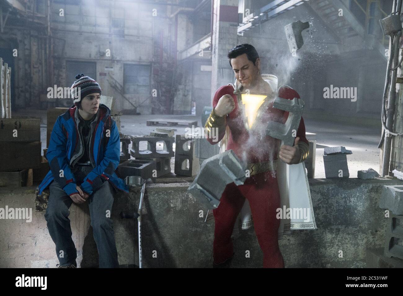 SHAZAM! (2019) JACK DYLAN GRAZER ZACHARY LEVI DAVID F SANDBERG (DIR) WARNER BROS/MOVISTORE COLLECTION LTD Foto Stock