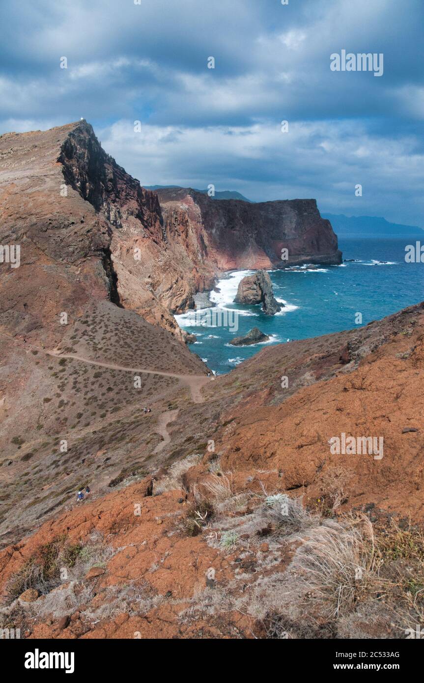 Isola di Madeira nell'oceano Atlantico Foto Stock