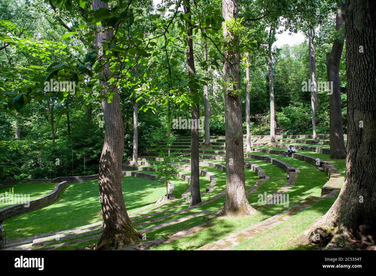 Scott Outdoor Amphitheatre, Swarthmore College, Swarthmore, Pennsylvania, Stati Uniti Foto Stock