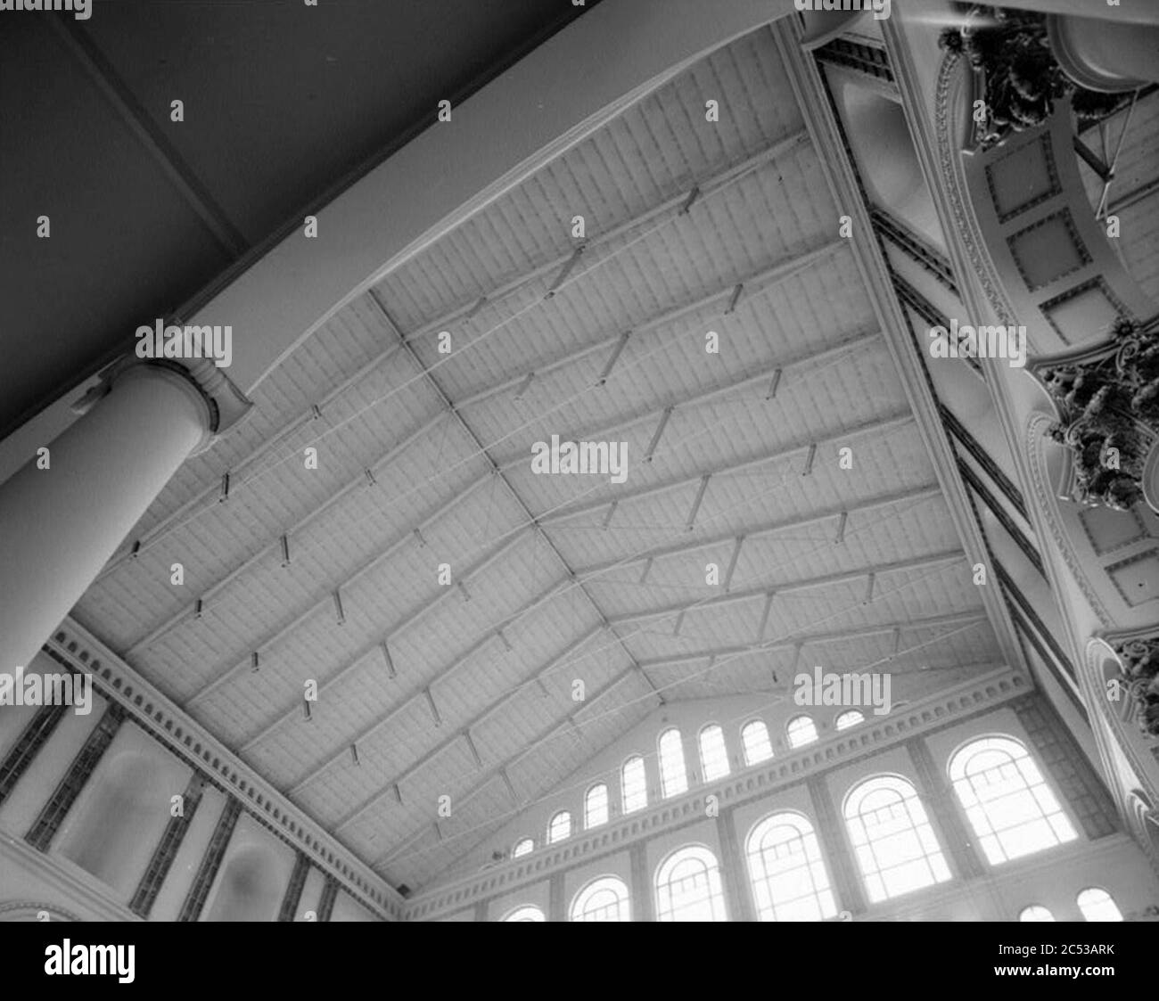 INTERNI, CHIERESTORIA, GUARDANDO A SUD. Foto Stock