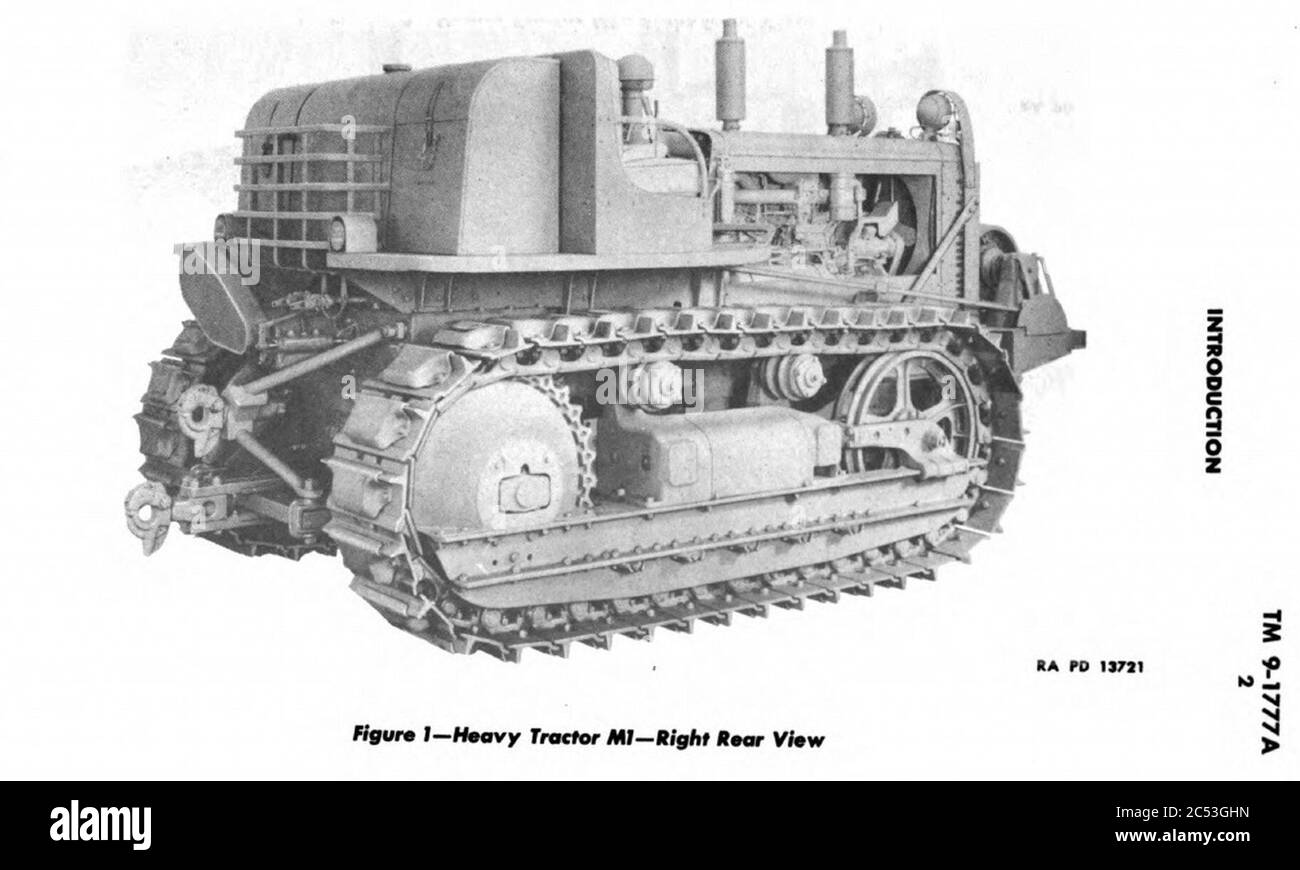 Immagine trattore pesante internazionale, cingolato, diesel, modello TD-18.second. Foto Stock