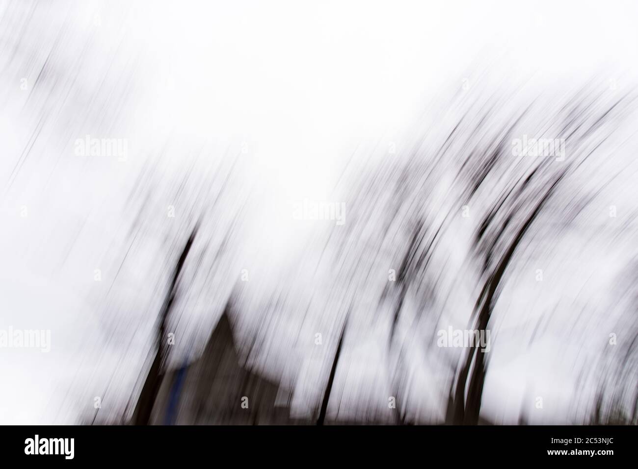 Immagine in movimento in bianco e nero Foto Stock