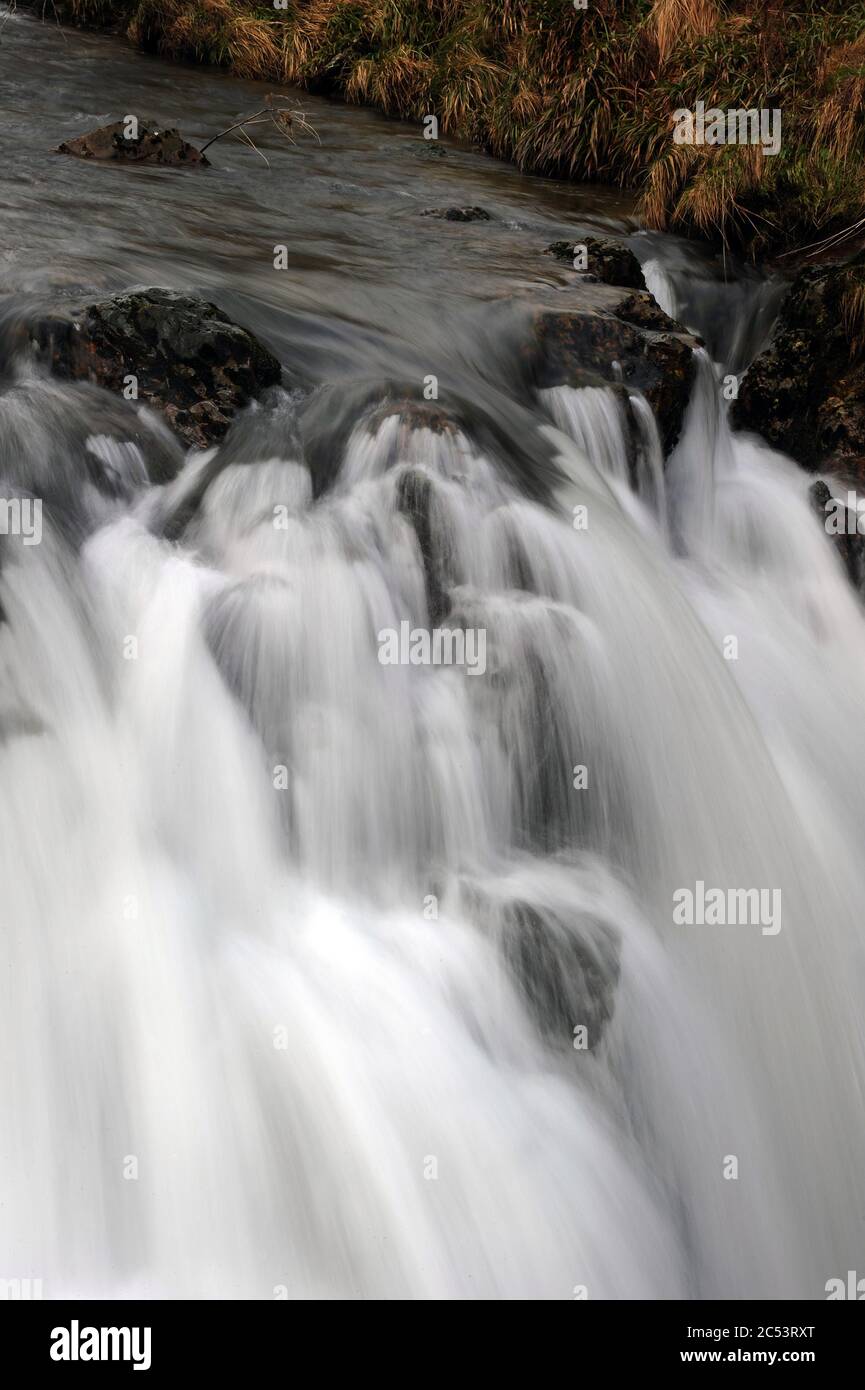 Severn-break-it-neck cascata. Foto Stock