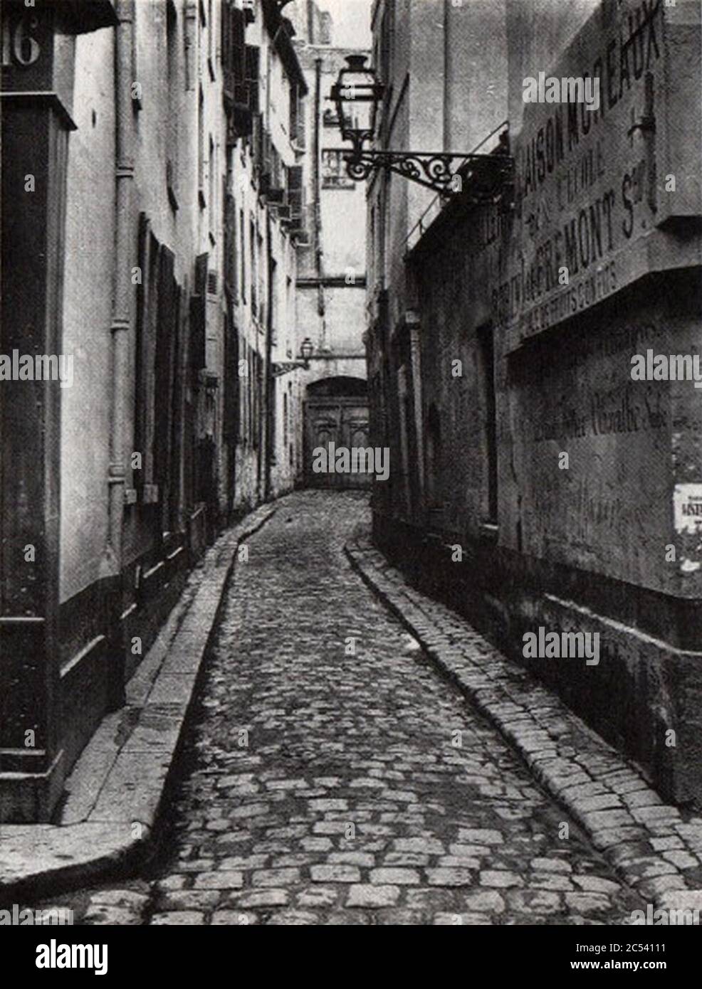 Impasse des Provençaux - Charles Marville. Foto Stock