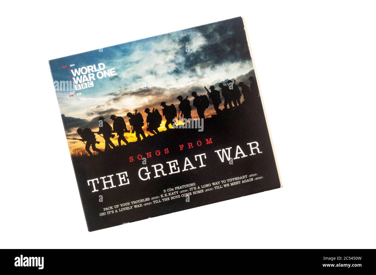 Box set di brani della Grande Guerra, pubblicato nel 2014. Foto Stock