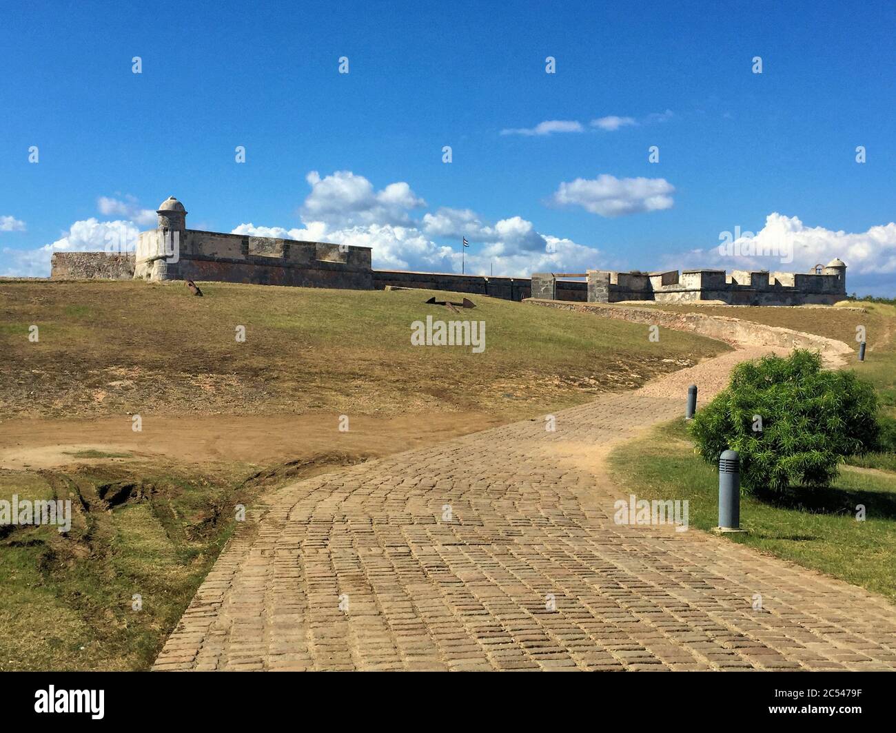 Castillo San Pedro de la Roca vicino Santiago de Cuba Foto Stock