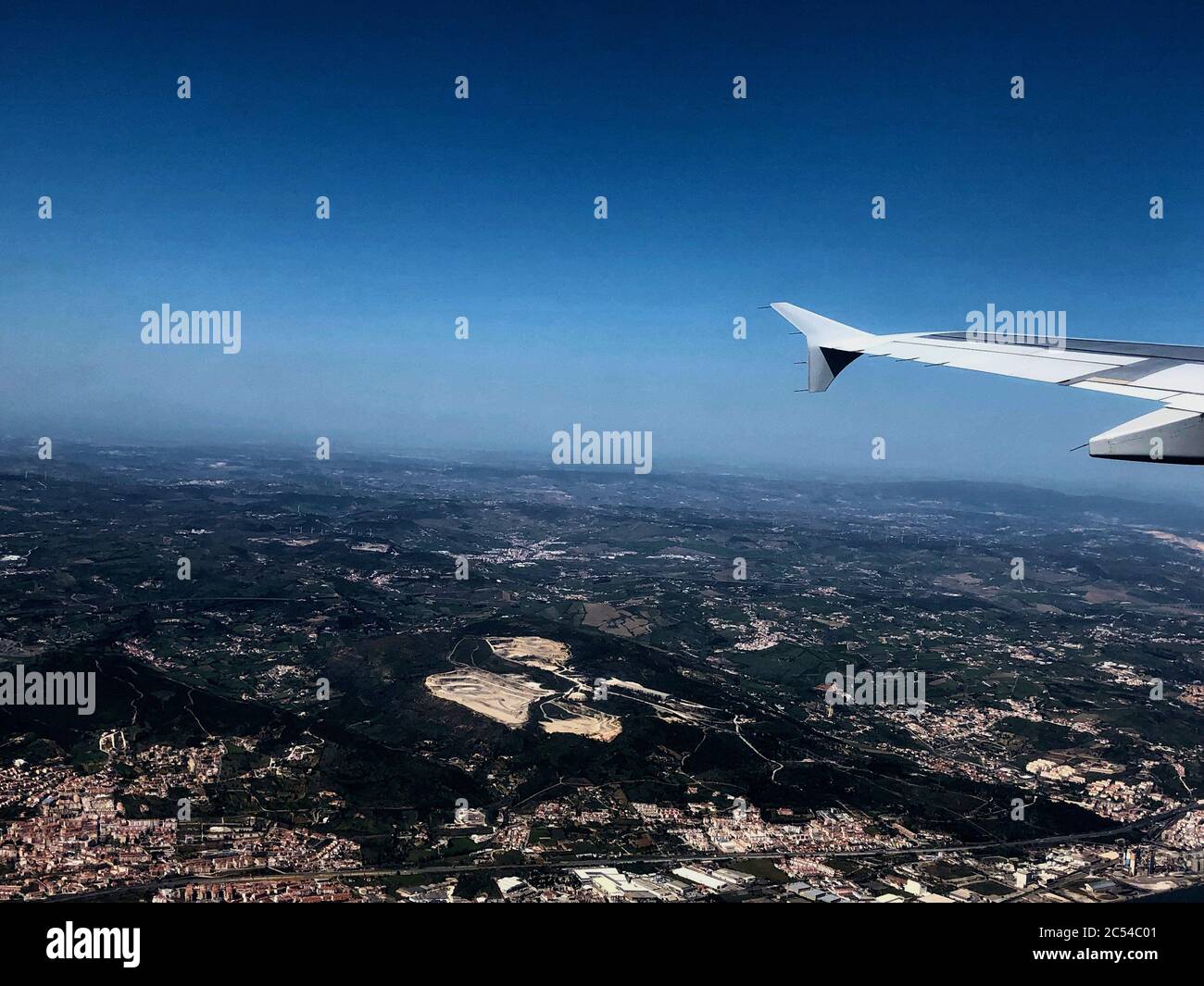 Partenza da Lisbona con un aereo Foto Stock
