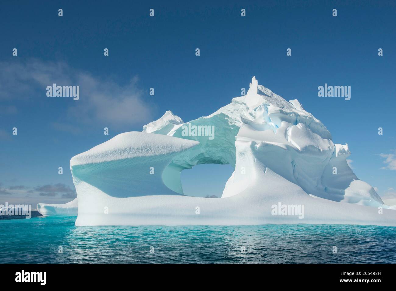 Iceberg in Graham passaggio Antartide Foto Stock