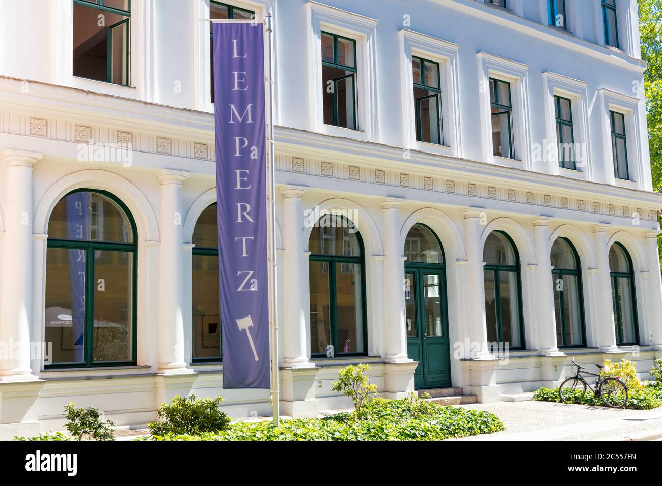 Kunsthaus Lempertz, casa d'aste, facciata casa, Nikolaiviertel, centro storico di Berlino, Berlino, Germania Foto Stock