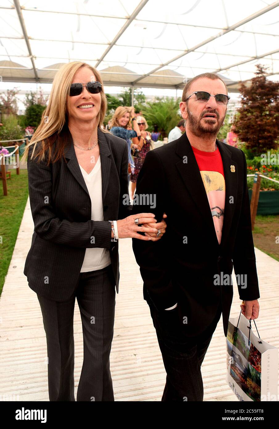 Spettacolo dei Fiori di Chelsea 2010 : Barbara Back & Ringo Starr Foto Stock