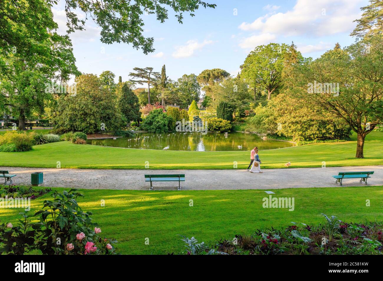 Francia, Maine et Loire, Angers, il jardin des plantes d'Angers // Francia, Maine-et-Loire (49), Angers, jardin des plantes Foto Stock