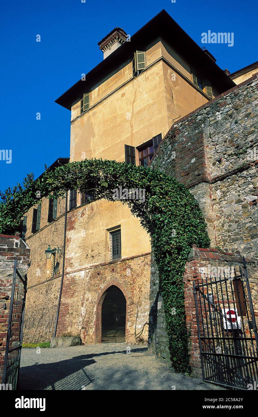 Italia Piemonte Manta di Saluzzo - Castello - Foto Stock