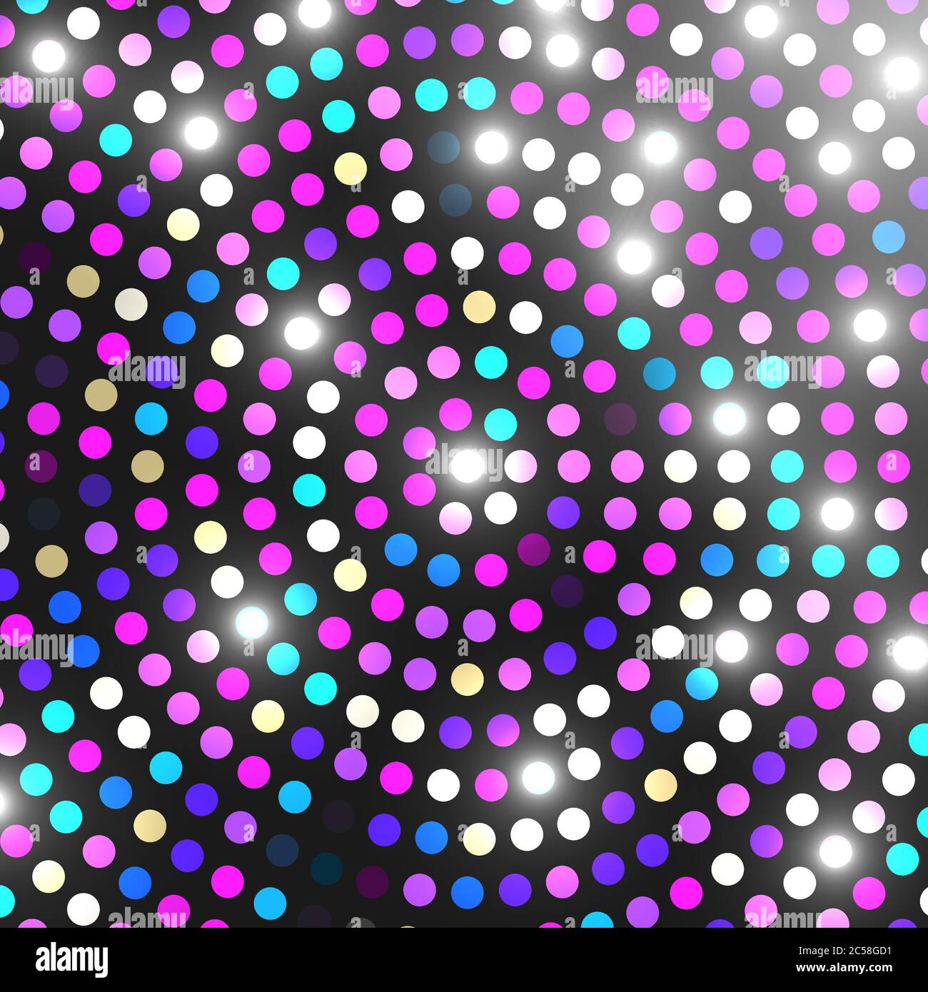 Mosaico di luce astratto. Disco di sfondo. Illustrazione vettoriale di un mosaico chiaro vintage. Illustrazione Vettoriale