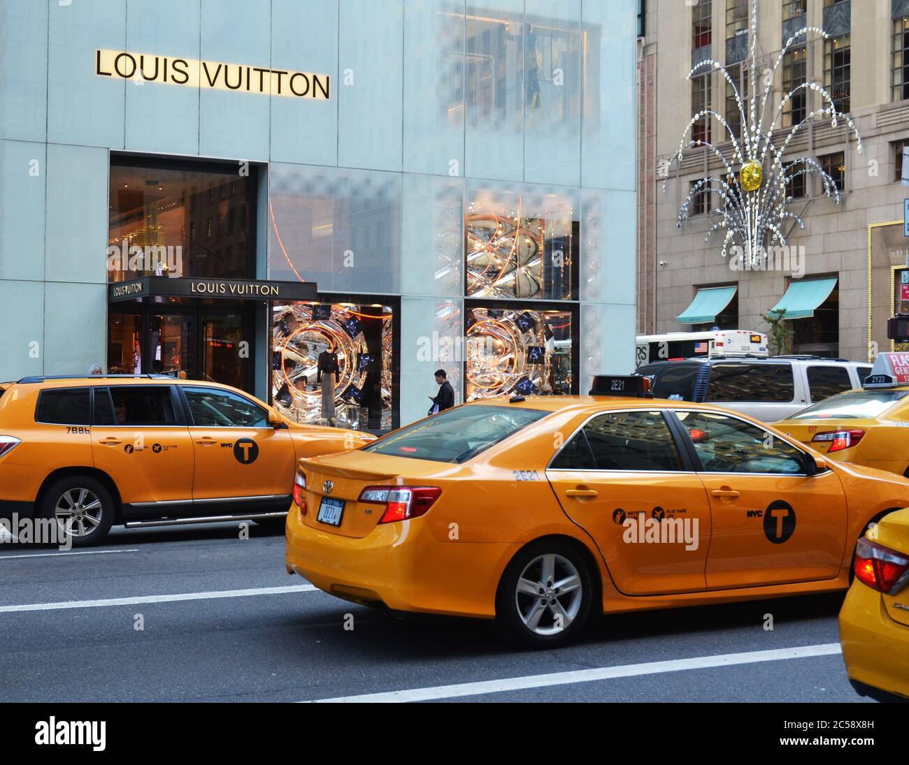 New York City Louis Vuitton Store Viaggi novembre 2015 Foto Stock