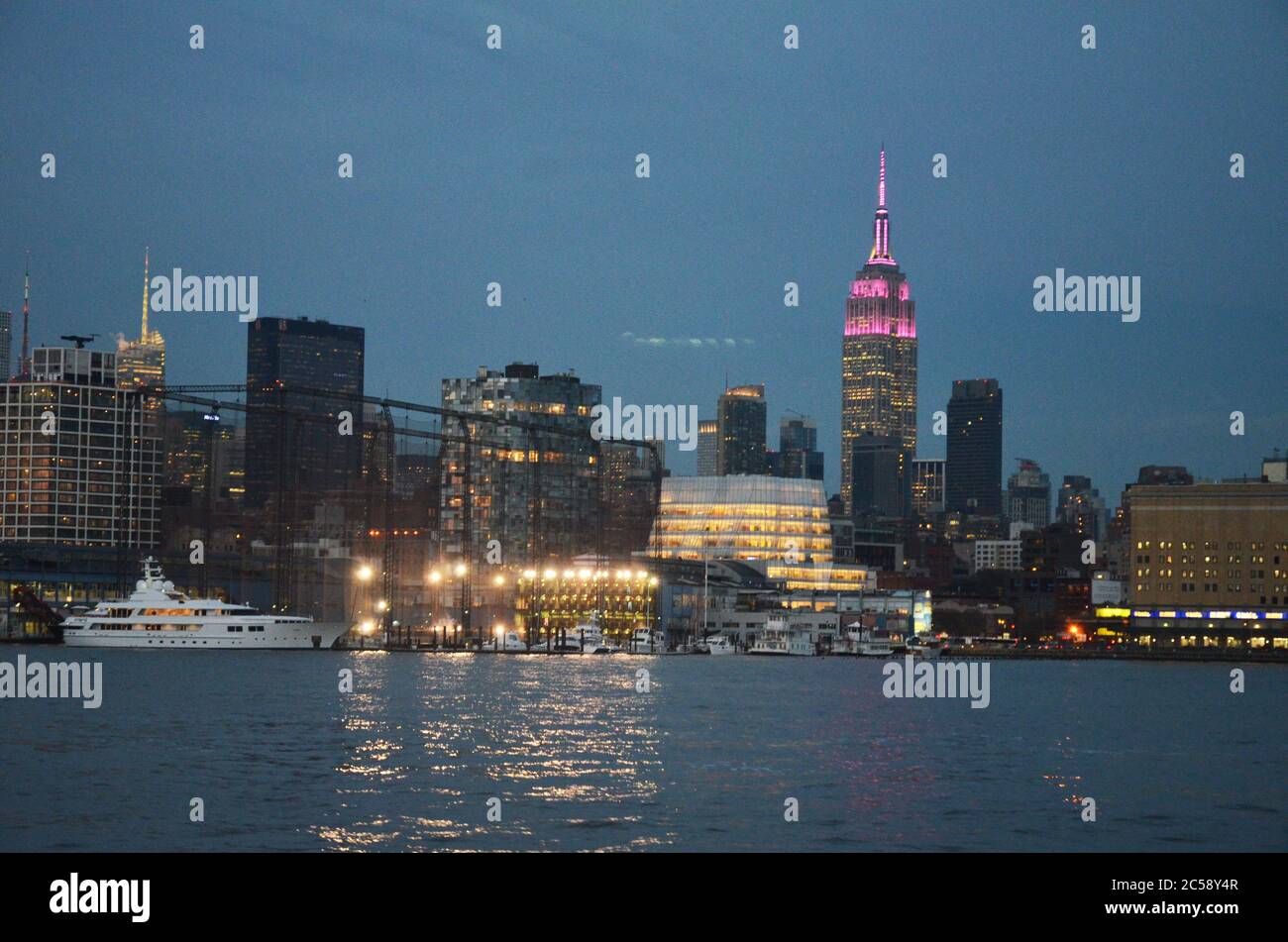 New York City Skyline Travel 2015 novembre Foto Stock