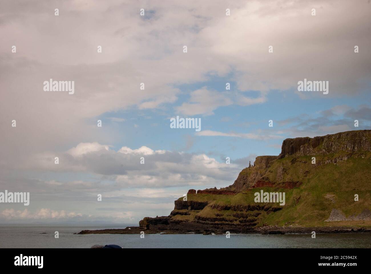 Giant's Causeway terra, luogo turistico Foto Stock