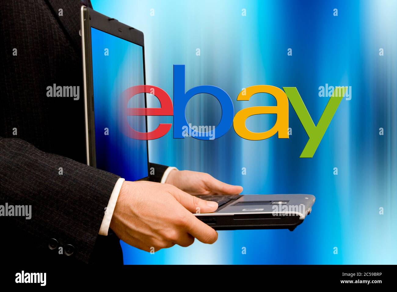 Piattaforma di e-commerce online concetto eBay Foto Stock