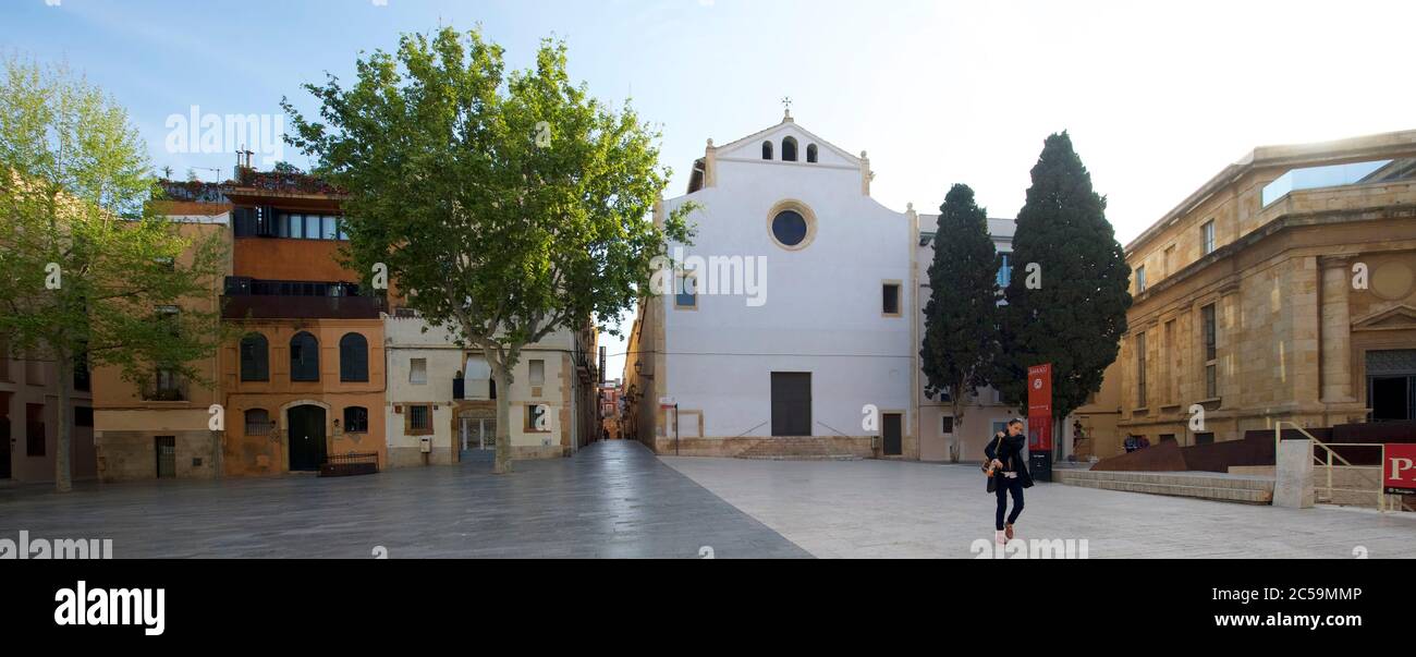 Spagna, Catalogna, Costa Daurada, Tarragona, Plaza del Rei (Piazza del Re), Museo Archeologico Nazionale di Tarragona Foto Stock