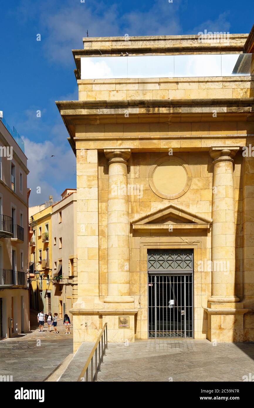 Spagna, Catalogna, Costa Daurada, Tarragona, Plaza del Rei (Piazza del Re), Museo Archeologico Nazionale di Tarragona Foto Stock