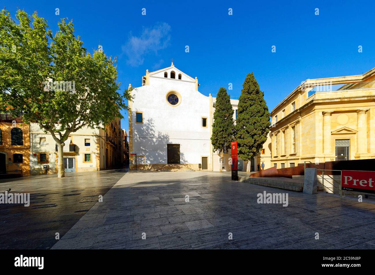 Spagna, Catalogna, Costa Daurada, Tarragona, Plaza del Rei (Piazza del Re), Museo Archeologico Nazionale di Tarragona Foto Stock