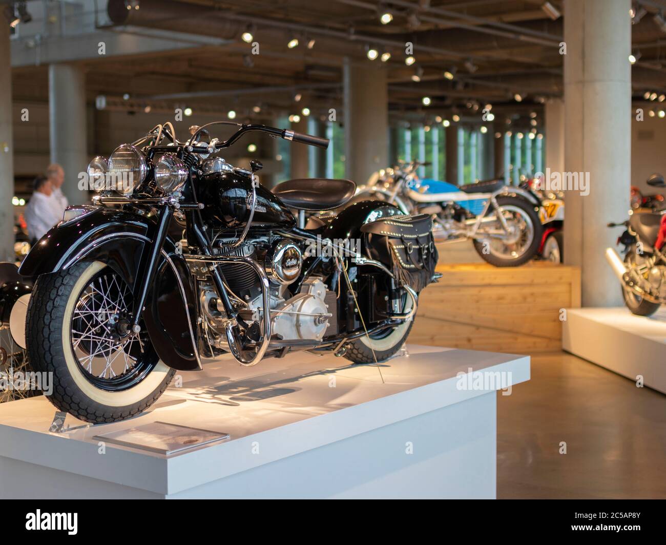 motocicletta indian Chief Roadmaster degli anni '40 Foto Stock