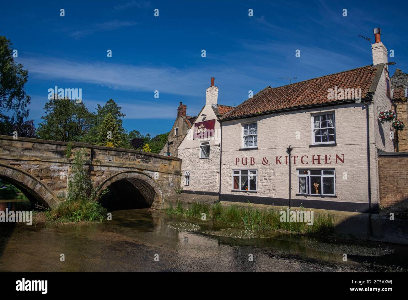 The Rose Inn, Public House, Pickering North Yorkshire Foto Stock