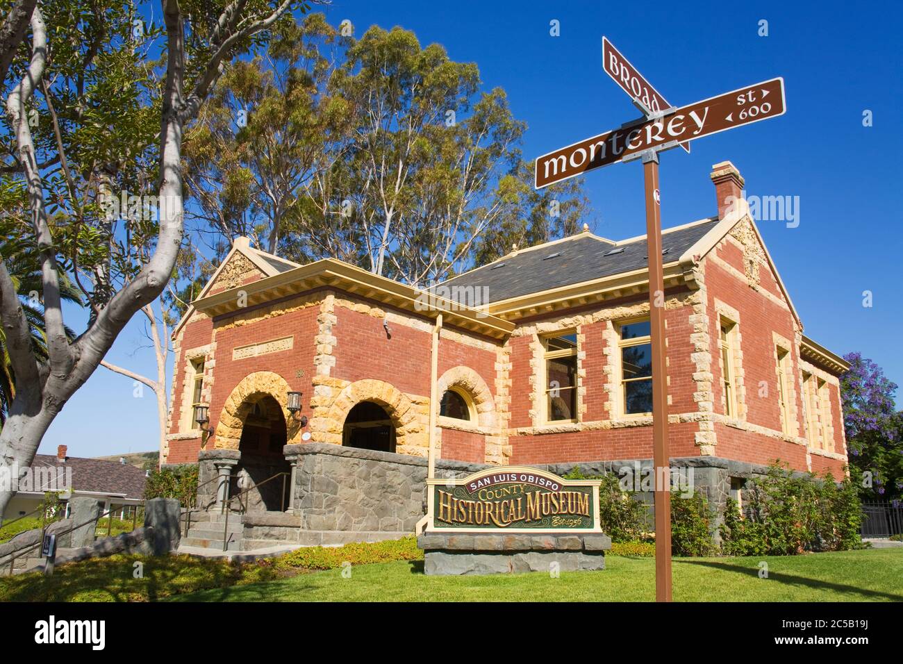 Museo Storico della Città di San Luis Obispo, County, California , Stati Uniti Foto Stock