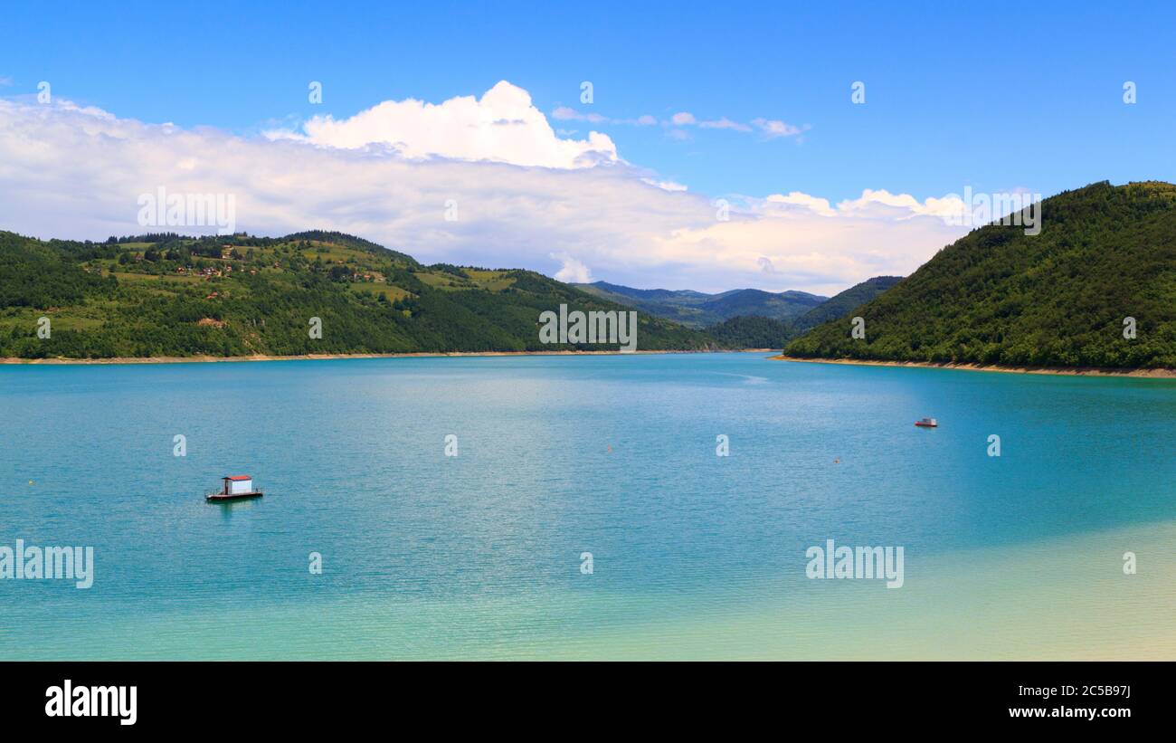 Lago Zlatar vicino Kokin Brod in Serbia Foto Stock