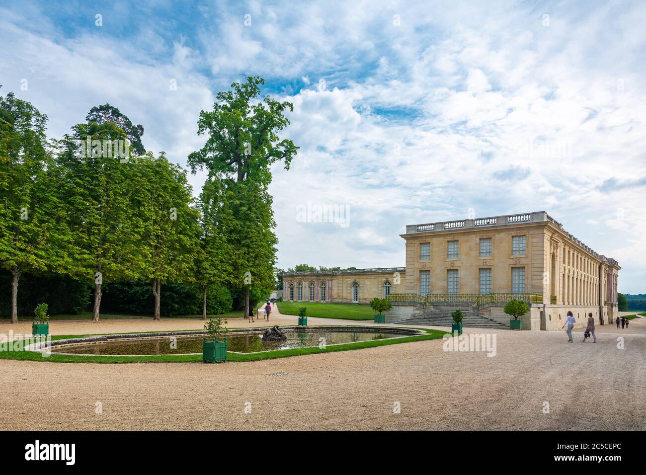 Grand Trianon Palace a Versailles Foto Stock