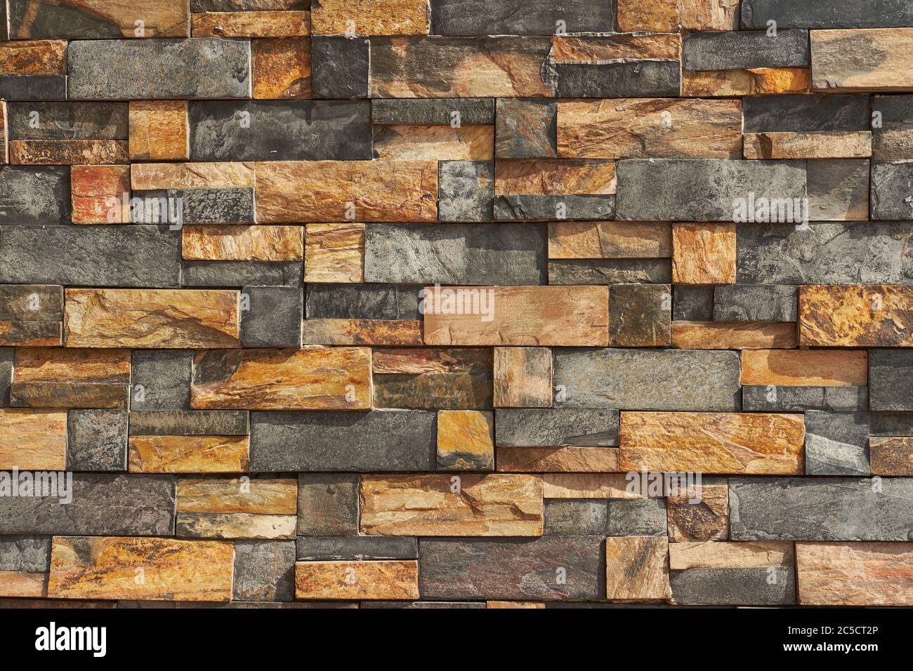 Struttura naturale del muro di pietra in mattoni. Sfondo per il tuo progetto Foto Stock